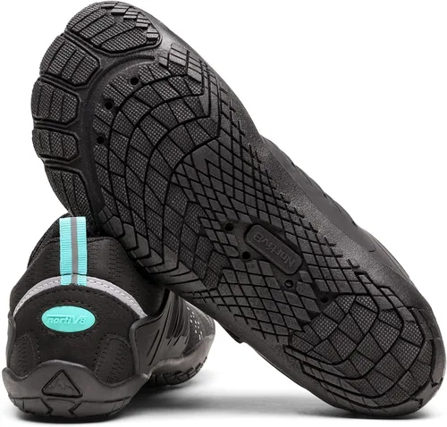 Vista 5 de NORTIV 8 Zapatos de agua de senderismo para hombre y mujer, zapatos descalzos para playa, deportes acuáticos, kayak, río, zapatos