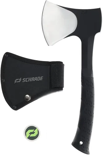 Vista 5 de Schrade Delta Class Bedrock Hacha con acero inoxidable 3Cr13 para supervivencia al aire libre