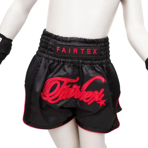 Vista 4 de Fairtex Pantalones cortos de boxeo Muay Thai para niños