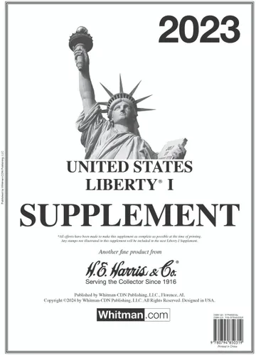 Vista 6 de Harris USA Liberty sello álbum con imágenes/ilustraciones parte A 1847-1994 Carpeta de páginas y libertad
