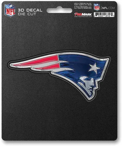 Vista 17 de FANMATS Calcomanía 3D de NFL Auto NFL