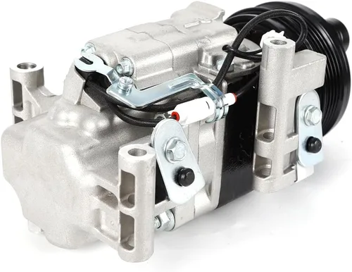 Vista 3 de Compresor de CA, compresor del A/C con el embrague para 2004-2009 57463