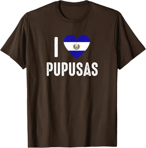 Vista 57 de Camiseta I Love Pupusa from El Salvador