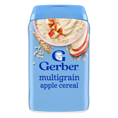 Vista 13 de Gerber Cereal de avena con plátano y fresa, 8 onzas, paquete de 5