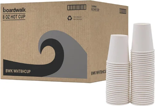Vista 9 de BOARDWALK FOODSERVICE, BWKWHT8HCUP, TAZA CALIENTE 8OZ WH CT/1000