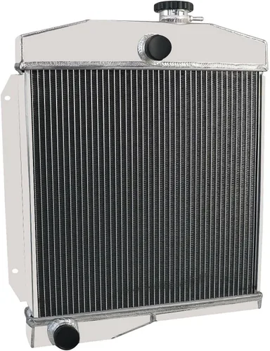 Vista 3 de Radiador de aluminio de 3 filas para Jeep Willys 1955/1959-71 Jeep CJ3 CJ5 CJ6 2.2L 3.7L MT