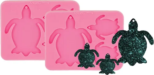 Vista 12 de Shiny Bear Family - Molde para llavero de resina para hacer manualidades con arte epoxi