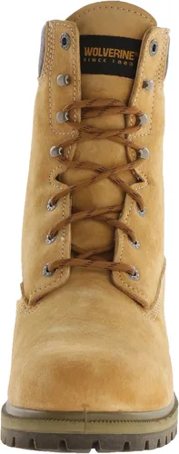 Vista 2 de Wolverine Botas de trabajo impermeables con aislamiento de 8 pulgadas para hombre, Oro, 10.5 W