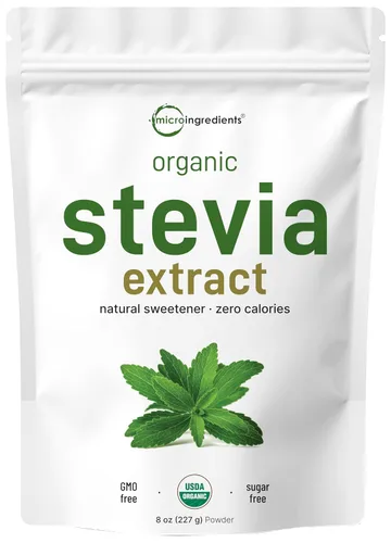 Vista 9 de Micro Ingredients Polvo con 90 % de extracto de stevia orgánica, endulzante natural sin calorías, 1