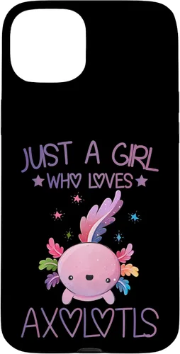 Vista 9 de Just A Girl Who Loves Axolotls Lover Gifts Kawaii Axolotls Case for iPhone 17