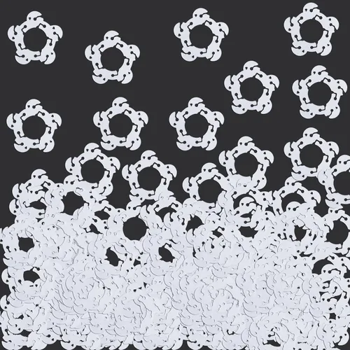 Vista 10 de Miliocry 100 clips de arco de globos, clips de globo reutilizables para arco de globos, suministros de globos de plástico para soporte, clips