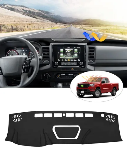 Vista 31 de CARTIST Cubierta de tablero Compatible con Toyota 4Runner 2010-2023 2024 Cubierta de tablero para 4Runner Accesorios Alfombra antideslizante