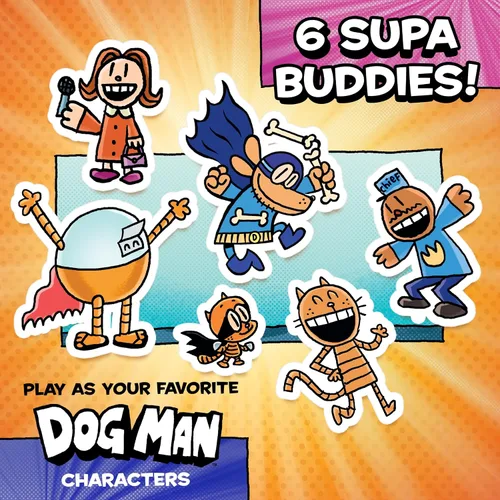 Vista 6 de University Games Dog Man: El ataque de las pulgas juego (UG-07010)