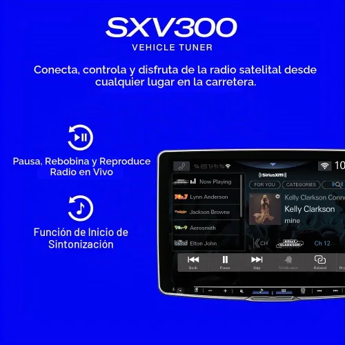 Vista 2 de Sintonizador de radio por satélite para vehículo, de SiriusXM, talla única , Negro