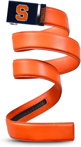 Vista 50 de Mission Belt Con licencia oficial de la NC Alabama Crimson Tide Crimson Tide (Cuero Negro)