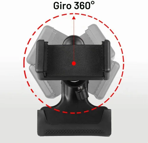 Vista 7 de Mr.Power Soporte para guitarra y bajo con auriculares para transmisión en vivo, clip compatible con iPhone, compatible con teléfonos inteligentes