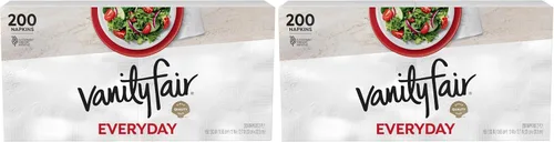 Vista 13 de Vanity Fair Everyday Servilletas, 100 Count Servilletas de papel