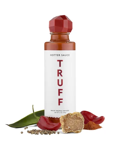Vista 9 de TRUFF - Salsa picante gourmet con chiles maduros, trufa negra, néctar de agave orgánico, una experiencia de sabor ultra única en una botella de 6