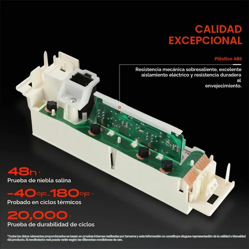 Vista 4 de A-Premium Módulo de Panel de Control de Clima de Calefacción/A/C con Desempañador de Ventana Trasera Compatible con Vehículos Chevy, Cadillac y GMC