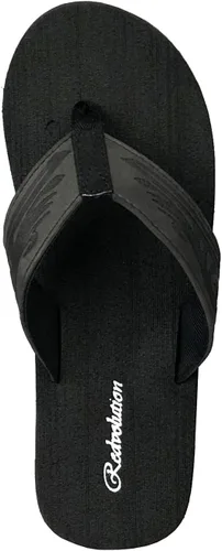 Vista 4 de REDVOLUTION Chanclas de playa para hombre con estampado tribal y elegante casual