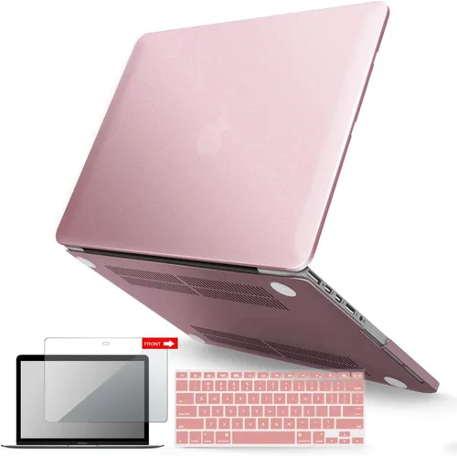 Vista 33 de IBENZER Compatible con MacBook Pro de 13 pulgadas 2015 2014 2013 finales 2012 A1502 A1425, carcasa rígida y cubierta de teclado y protector