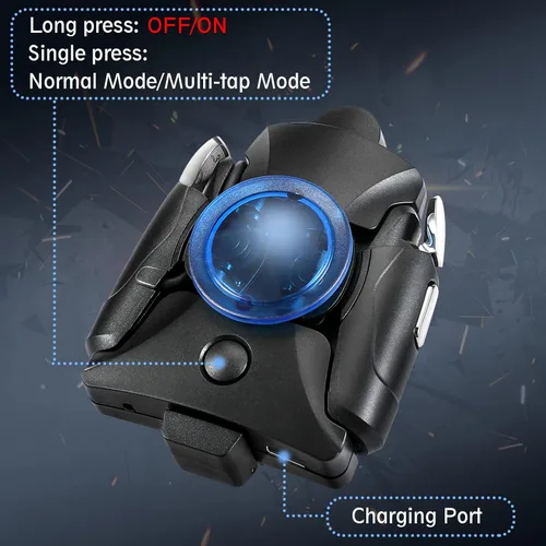 Vista 3 de PUBG Mobile Controller 16 disparos por segundo Auto High Frequency Click Mobile Gaming Controller para PUBGFortniteRules of Survival Gaming Grip