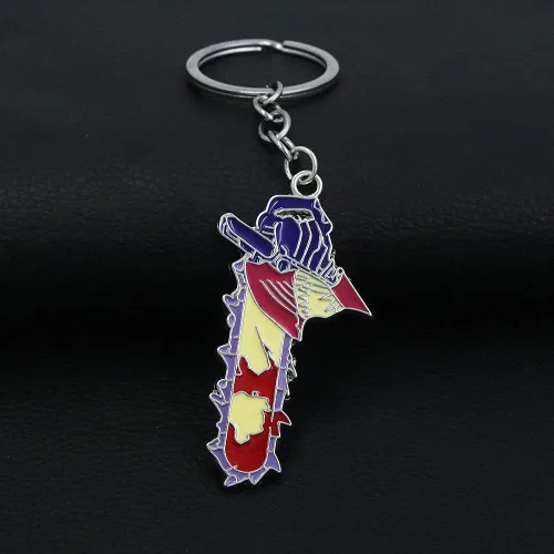 Vista 4 de Chain-saw Men Necklace Power Rings Anime Devil Jewelry Chainsaw Necklaces Cosplay Finger Ring
