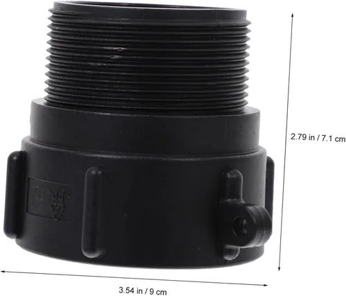 Vista 3 de Adaptador de asas con junta Heavy Duty to Tank Adaptador de tanque de agua para sellar grado alimenticio para uso