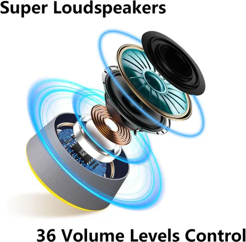 Vista 6 de Máquina de sonido de ruido marrón con 30 sonidos relajantes, luz nocturna de 12 colores para bebés, adultos, niños, máquina de dormir, 36 niveles