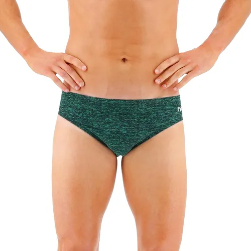 Vista 22 de TYR Men's Durafast Elite Racer Brief Swimsuit Negro