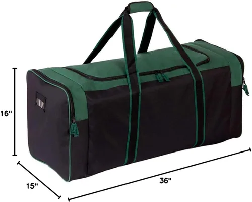 Vista 10 de Jetstream Bolsa de viaje resistente con múltiples bolsillos y duradera, para gimnasio, para viajes, talla única