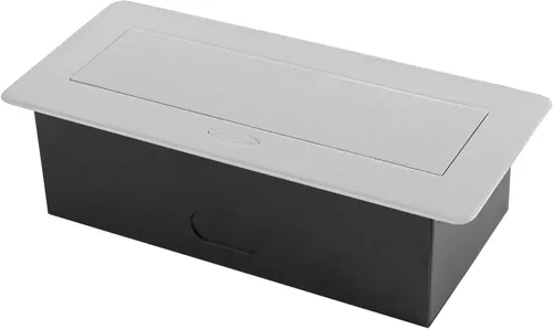 Vista 5 de Enchufe desplegable de escritorio con receptáculo de 3 tomas de corriente y 2 puertos USB