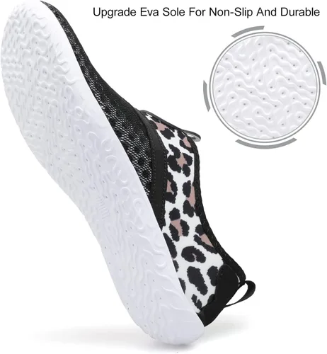 Vista 4 de JIASUQI Zapatos de agua atléticos para senderismo, playa, descalzos, natación, deportes, caminar, para mujeres y hombres