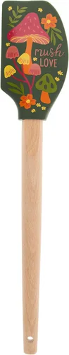 Vista 6 de Karma, espátula de silicona con mango de madera resistente al calor, espátulas para hornear, cocinar y mezclar, decoración moderna de cocina