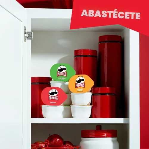 Vista 6 de Pringles Papas Fritas, Snack Stacks, Aperitivos para el Almuerzo, Paquete Variado (36 Envases)
