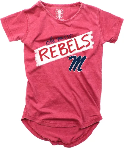 Vista 76 de Wes and Willy NCAA - Camiseta Burnout para niñas S/S