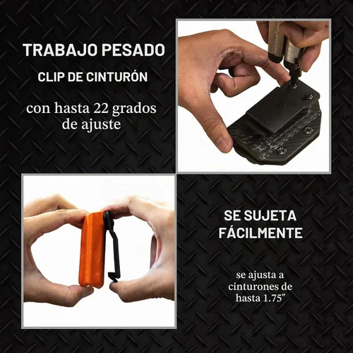 Vista 3 de Clip & Carry Kydex - Funda multiherramienta para armazón Gerber, fabricada en Estados Unidos (multiherramienta no incluida), funda para múltiples