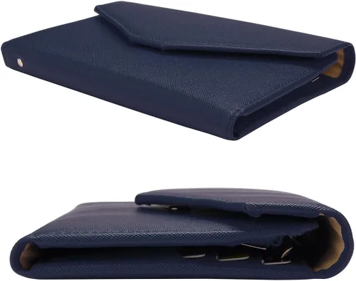 Vista 72 de Zoppen - Billetera de viaje con bloqueo RFID multiusos (Ver.4) Portatarjetas de pasaporte y vacunas, organizador de documentos de tres pliegues