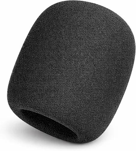 Vista 2 de Stagg WS-S35/B5 Cinco Pack Espuma Parabrisas Para Estudio Micrófono Condensador - Negro