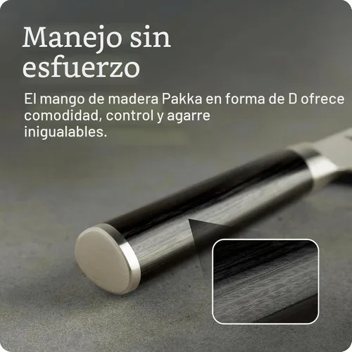 Vista 4 de Shun cuchillo clásico para chef, 6 pulgadas, Negro