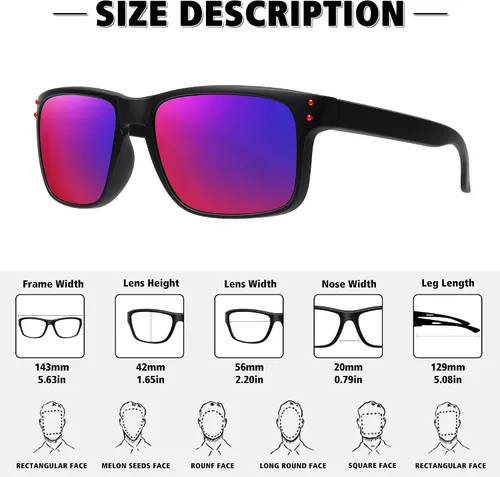 Vista 3 de MEETSUN Polarized Sunglasses for Men Women Sports Driving Fishing Glasses UV400 Protection