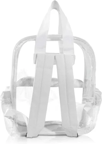Vista 68 de DALIX Bolsas de mochila transparentes de plástico liso dorado