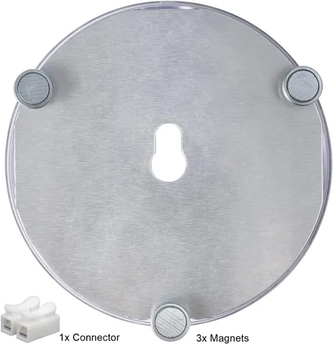 Vista 4 de Paquete de 2 luces LED de ventilador de techo de 3.93 pulgadas, panel de repuesto de luz de techo PCB 18W 3CCT 2200LM 120V CRI90 ETL regulable