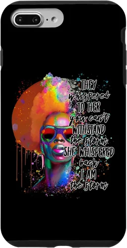 Vista 9 de Funda para iPhone 15 Black History Month I Am The Storm Women Juneteenth