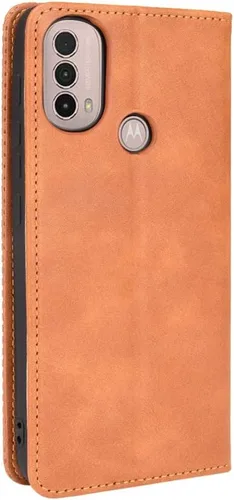 Vista 3 de Funda para Motorola Moto E30, funda para Motorola Moto E40 XT2159-1 XT2159-2 XT2159-3 XT2159-6 / Moto E20 XT2155-1 XT2155-3 Funda de piel sintética