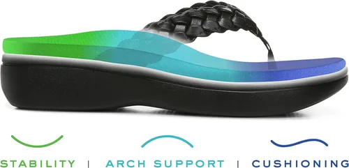 Vista 4 de Vionic Sandalias Kenji con plataforma para mujer