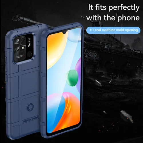 Vista 2 de CCSmall Funda para Xiaomi Redmi 10A, resistente a prueba de golpes Absorción Resistente a los Impactos Funda protectora para teléfono Bumper
