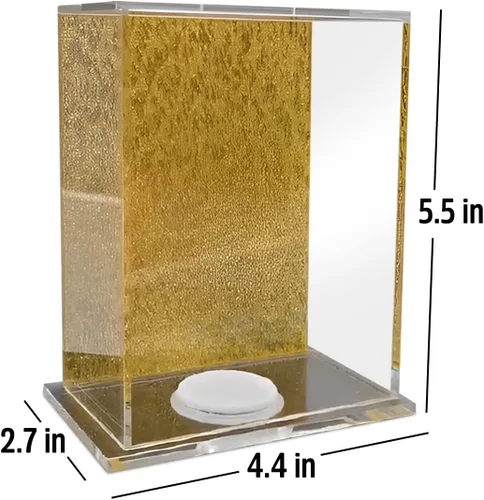 Vista 4 de A granel de 32 cajas de exhibición transparentes con fondo brillante, sobres de acrílico modernos y multiusos para manualidades, caridad, monedas