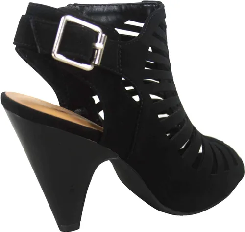 Vista 3 de FZ-Shaky-s - Sandalias de tacón grueso para mujer, con tiras y puntera abierta