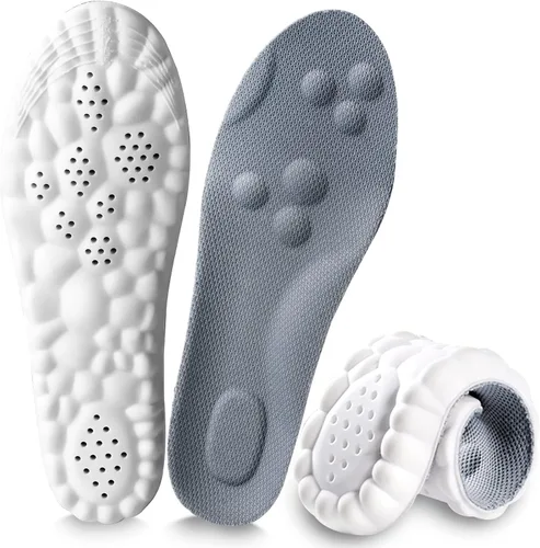 Vista 45 de Plantillas 4D Cloud para mujeres y niños, plantillas de soporte de arco, plantillas de espuma viscoelástica, plantillas de zapatos deportivos